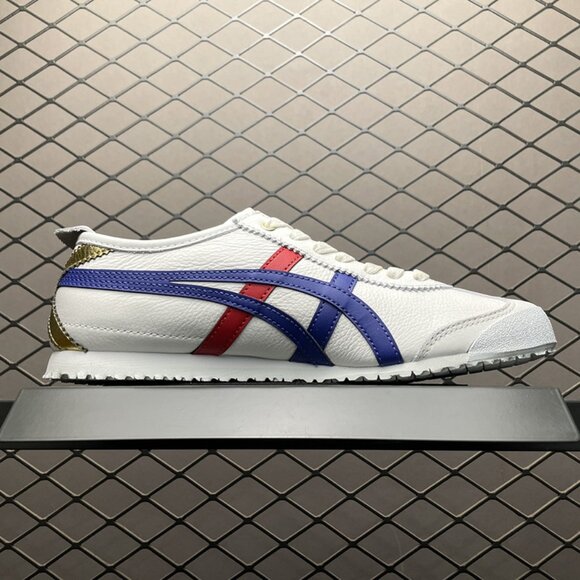 White Mexico 66 Leather Sneakers Onitsuka Tiger - Picture 3 of 7